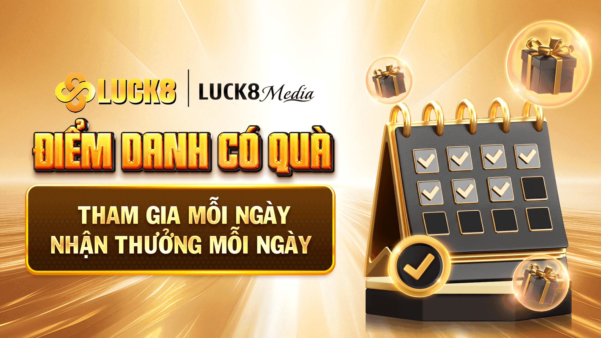 ĐIỂM DANH CÓ QUÀ, THAM GIA MỖI NGÀY - NHẬN THƯỞNG MỖI NGÀY