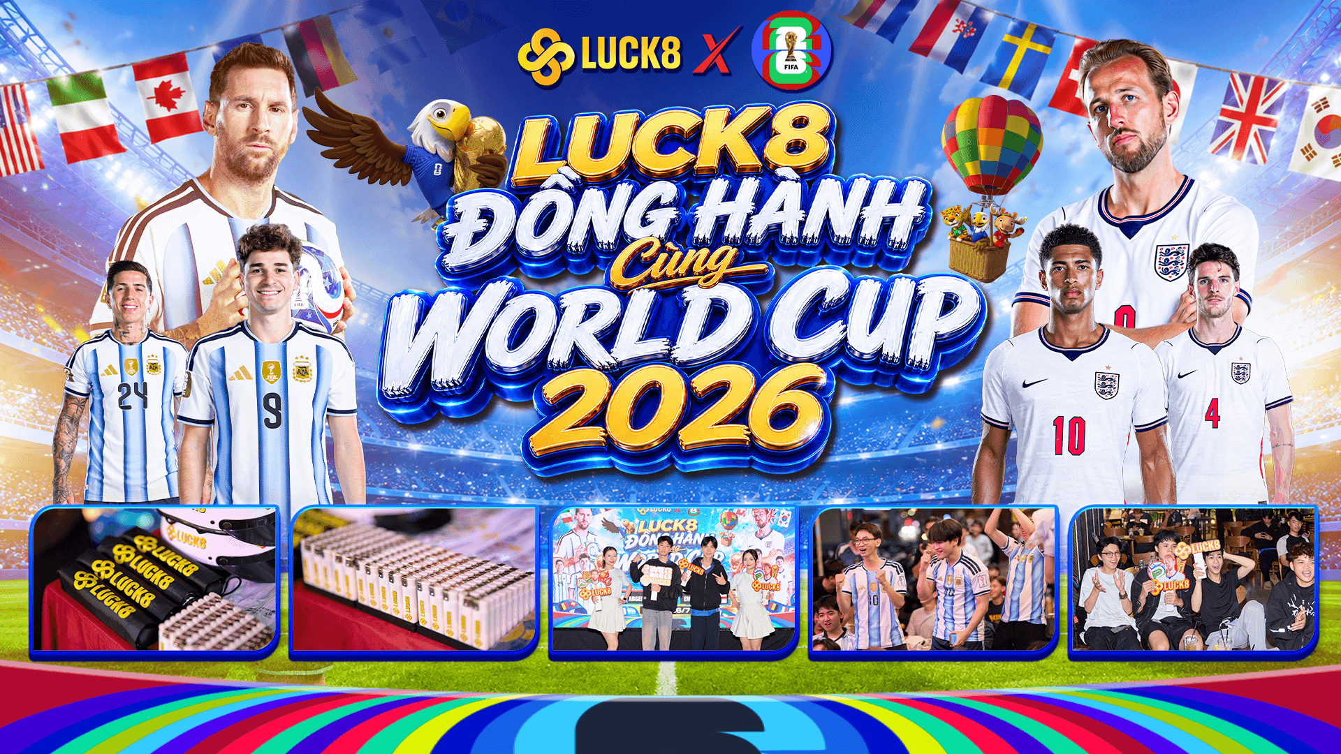 Đêm Huyền Diệu Tại Viewing Party Bán Kết World Cup Của Luck8: Nơi Đam Mê Rực Cháy, Cảm Xúc Thăng Hoa