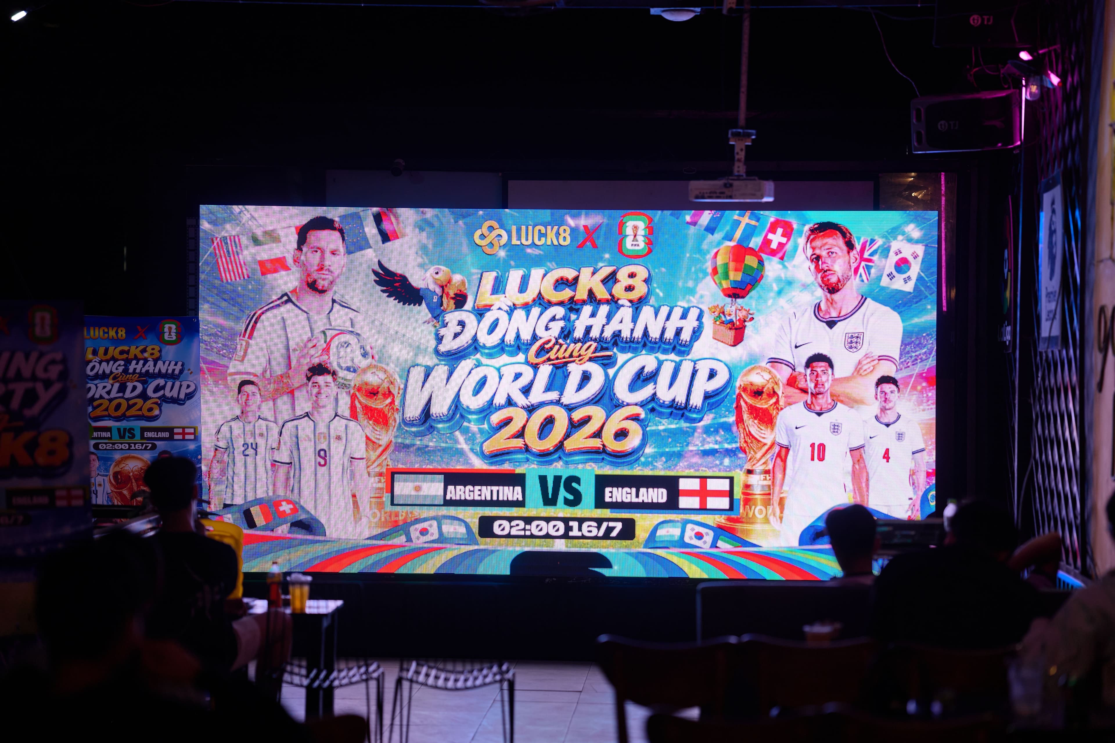 Luck8 tổ chức Viewing Party bán kết World Cup – Không khí bóng đá bùng nổ